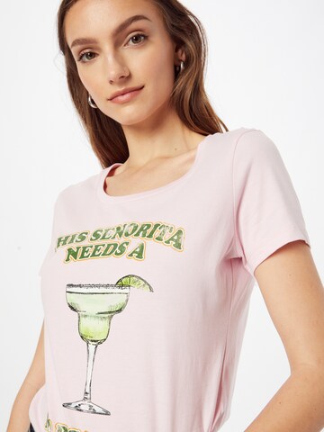 EINSTEIN & NEWTON - Camisa 'This Seniorita Needs A…' em rosa