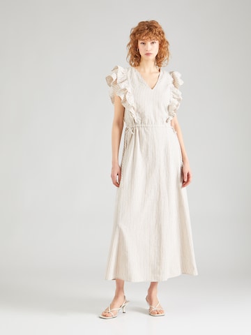 Robe 'SLFHILLIE' SELECTED FEMME en beige : devant