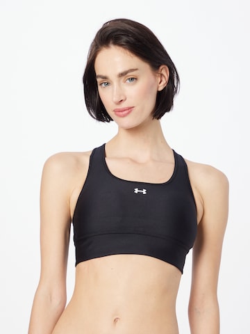 UNDER ARMOUR Bustier Sport-BH in Schwarz: predná strana