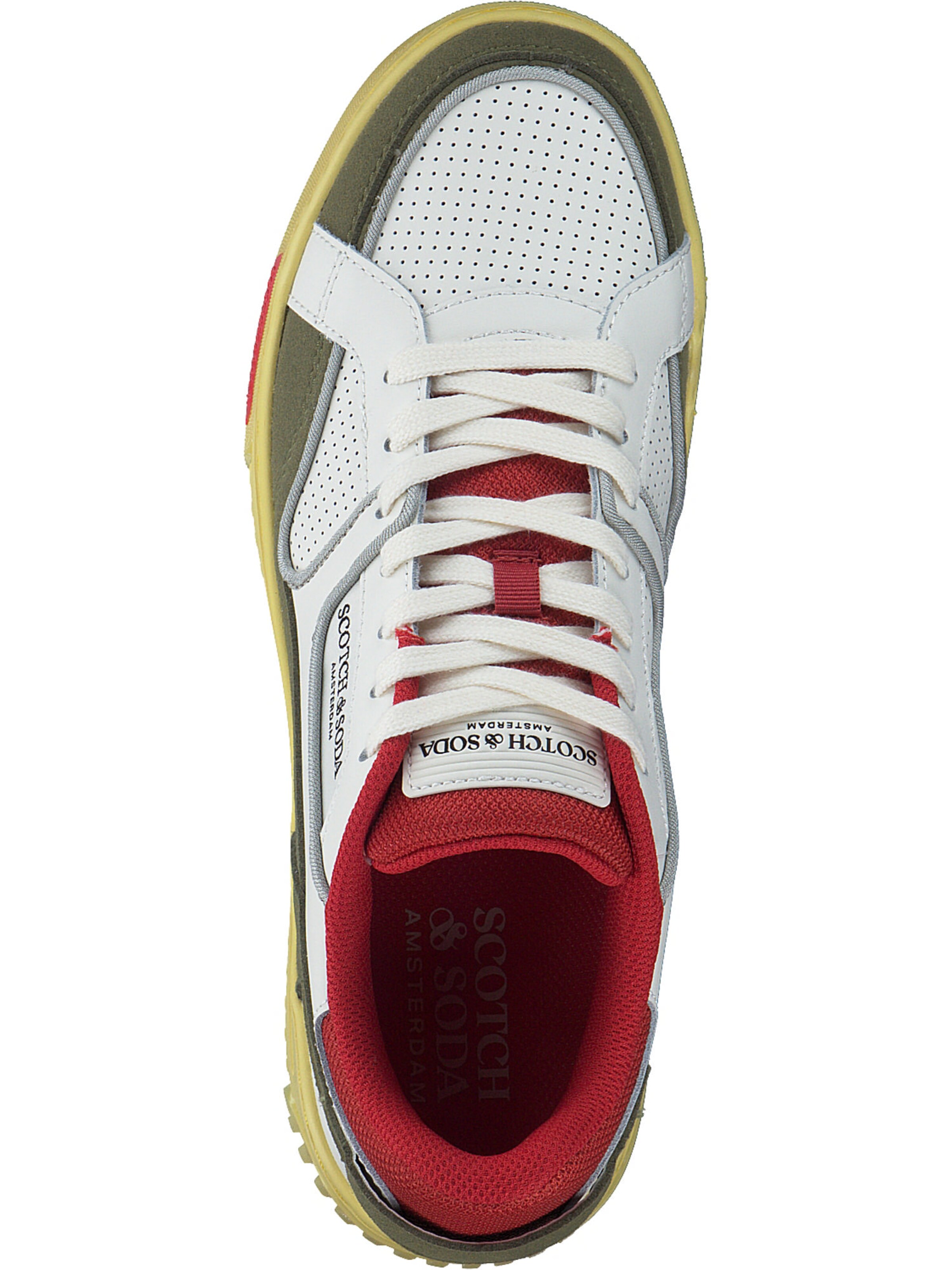 SCOTCH & SODA Schnürschuh 'New Cup 78.7006' in Weiß