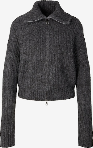 TOM TAILOR DENIM Knit cardigan in Grey: front