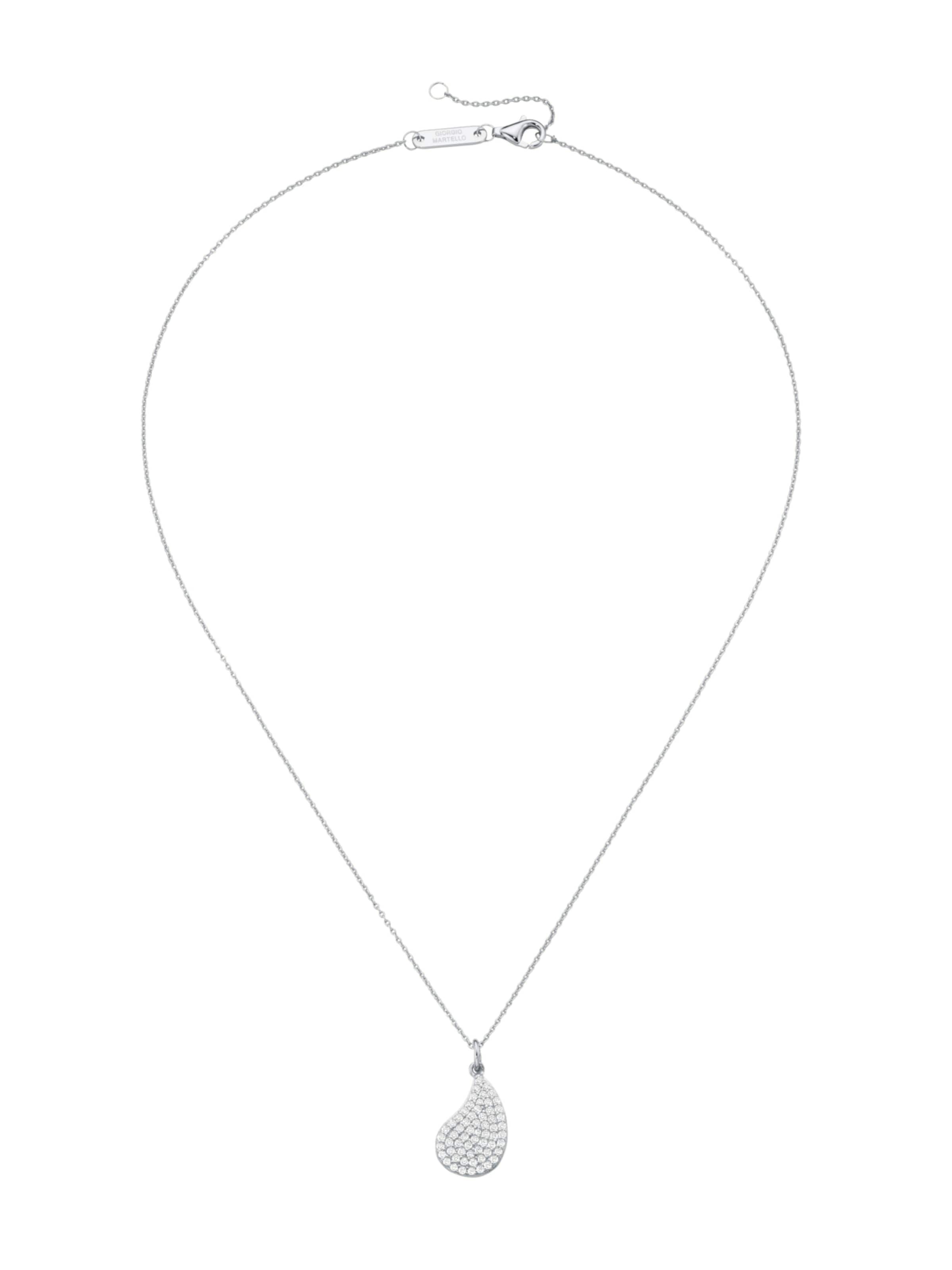 Collana di Giorgio Martello Milano in argento: frontale