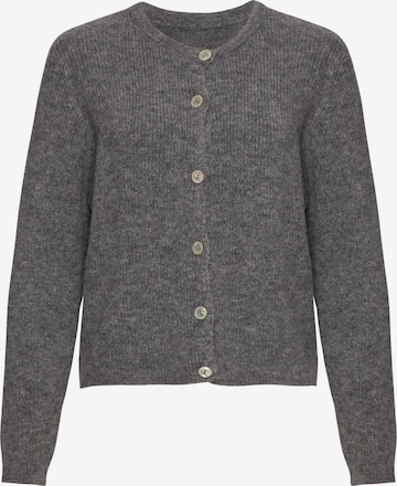 Lilavie Strickjacke ' Lorii ' in Grau: Vorderseite