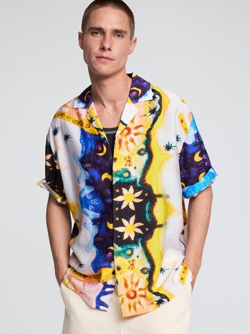 Desigual Regular Fit Hemd 'Cosmos' in Weiß: Vorderseite