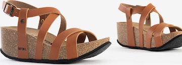 Bayton Sandal 'Dora' in Brown