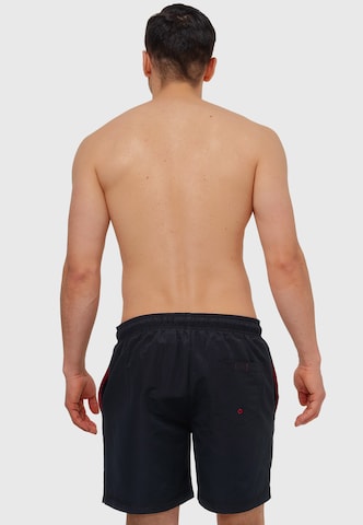 INDICODE JEANS Board Shorts in Black