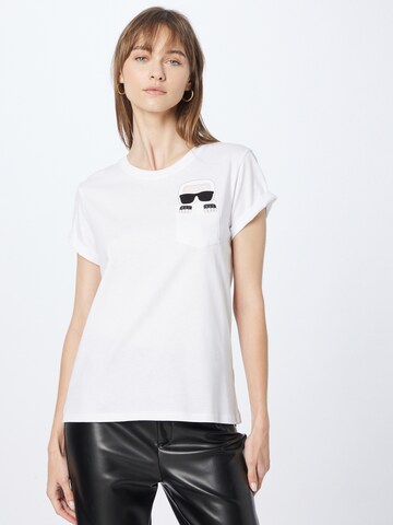 Karl Lagerfeld Shirt in White: front