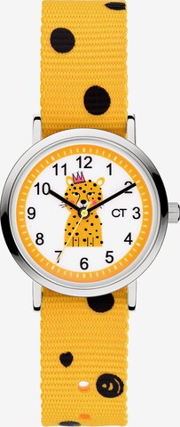 Cool Time Watch in Yellow: front