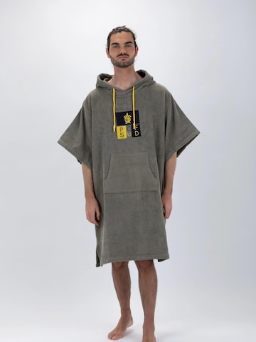 Pacifique Sud Athletic Robe 'Surf' in Green: front