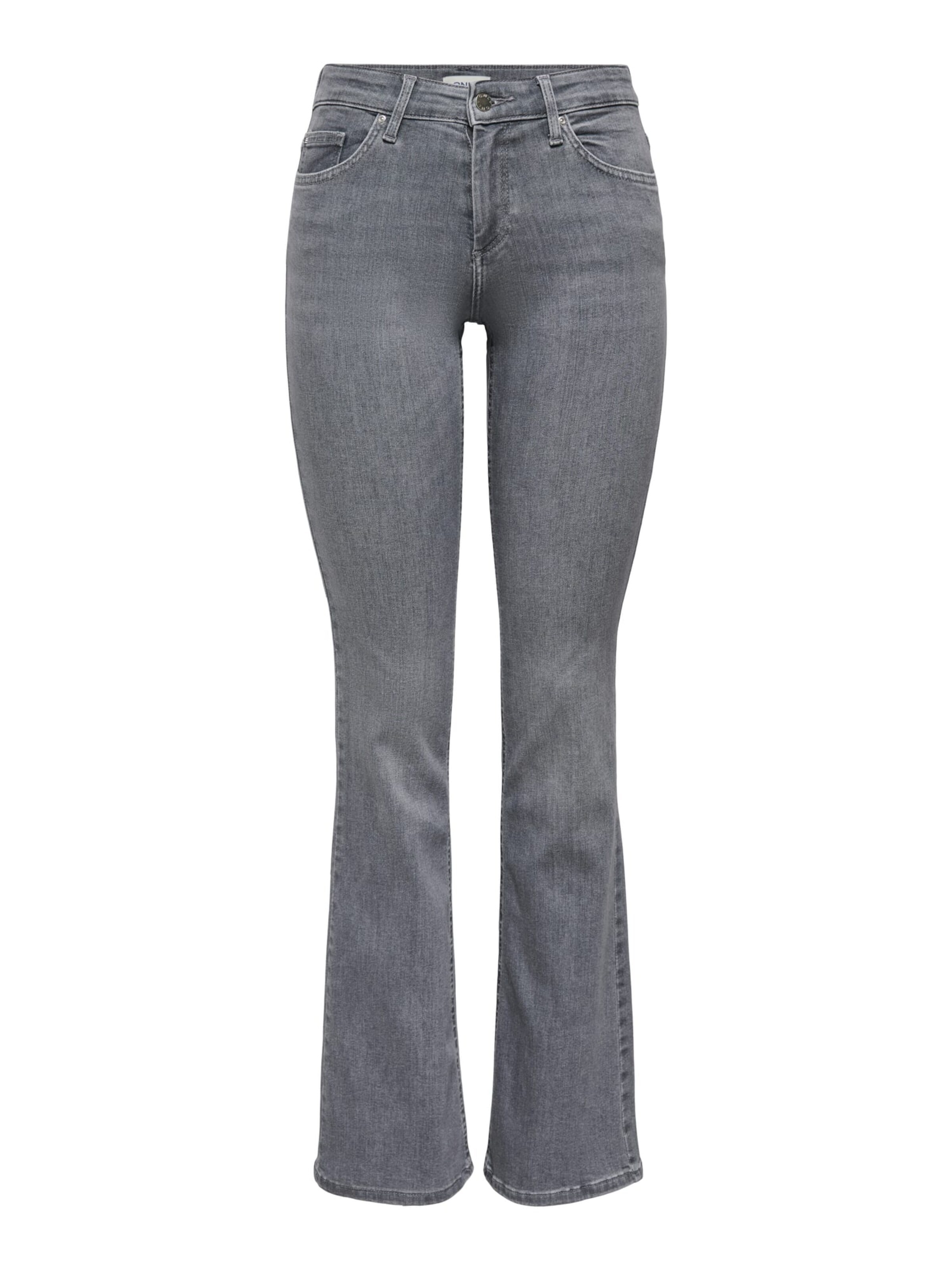 ONLY Baggy Jeans 'blush flare' in Grey: front