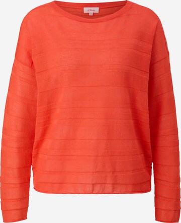 Pull-over s.Oliver en orange : devant