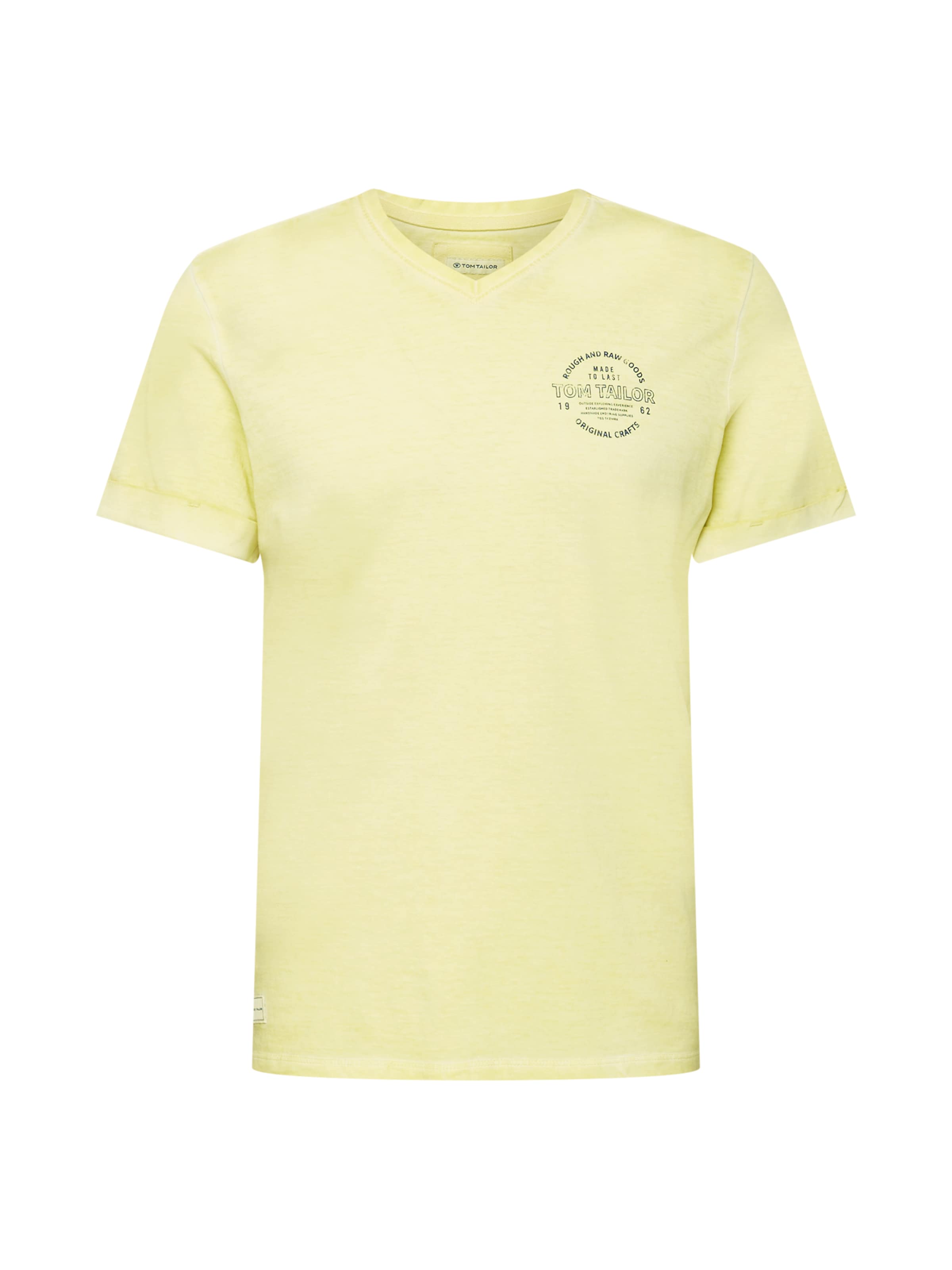 TOM TAILOR Shirt in Yellow: front