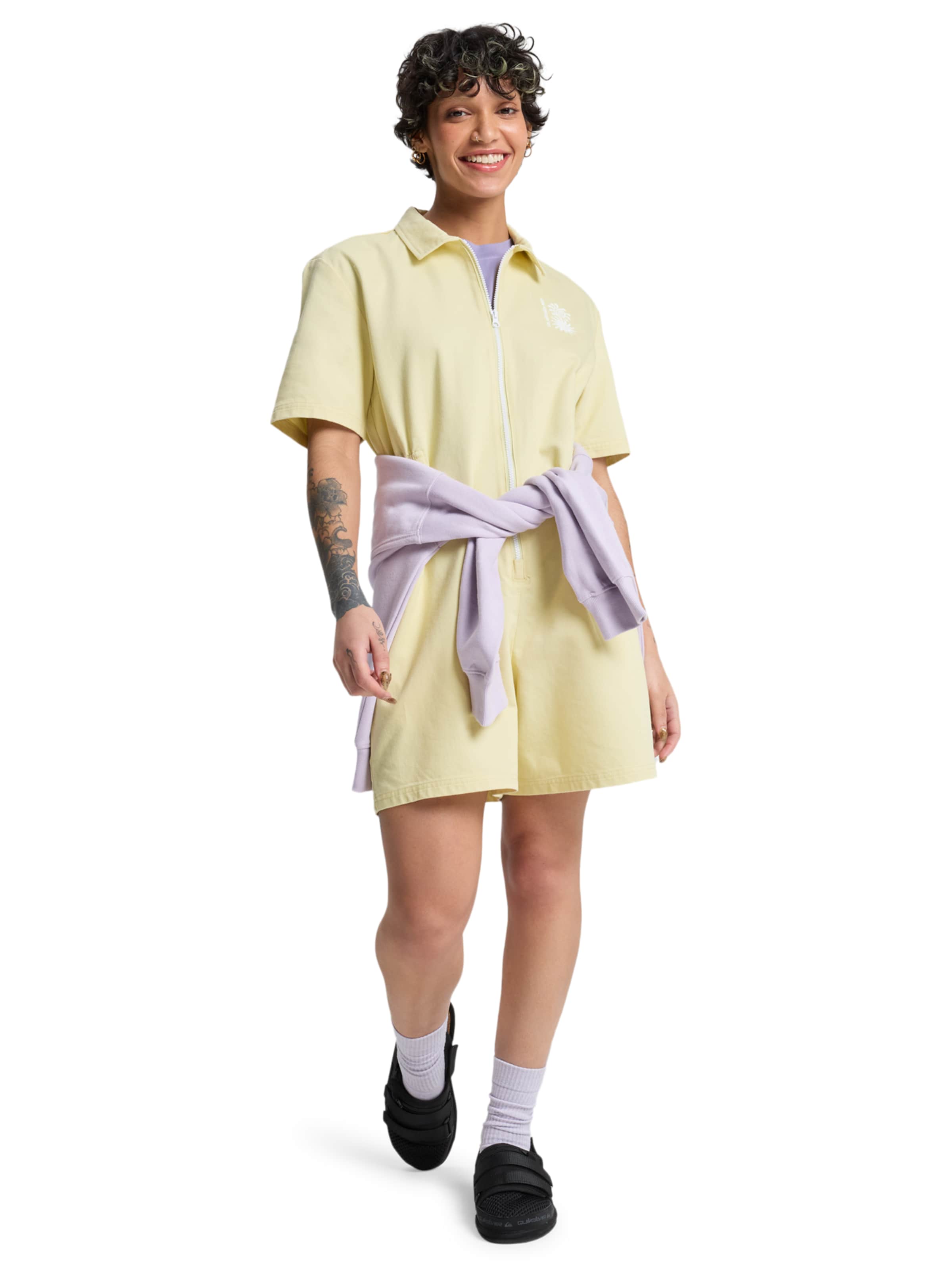 QUIKSILVER Jumpsuit 'Craig' in Gelb