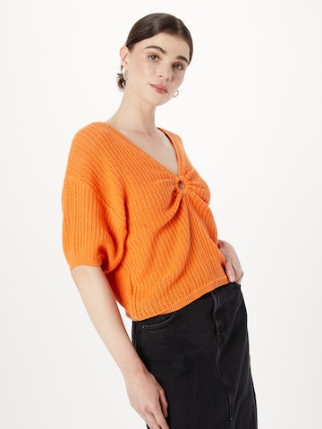 Lindex Sweater in Orange: front