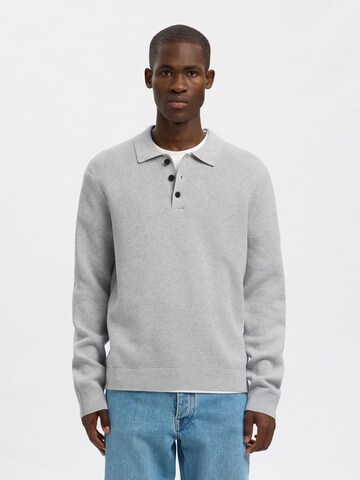 SELECTED Sweater 'SLHDANE' in Grey: front