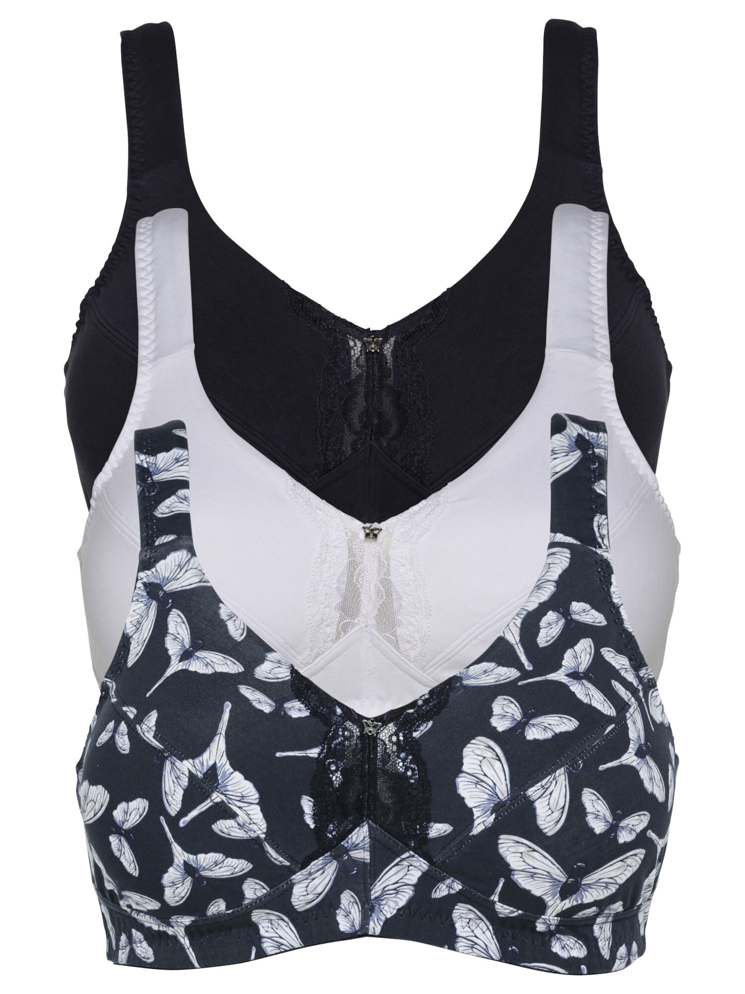 bonprix Minimizer BH in Blauw: voorkant