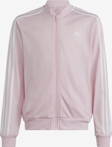 ADIDAS SPORTSWEAR Tracksuit 'Essentials' in Pink: front