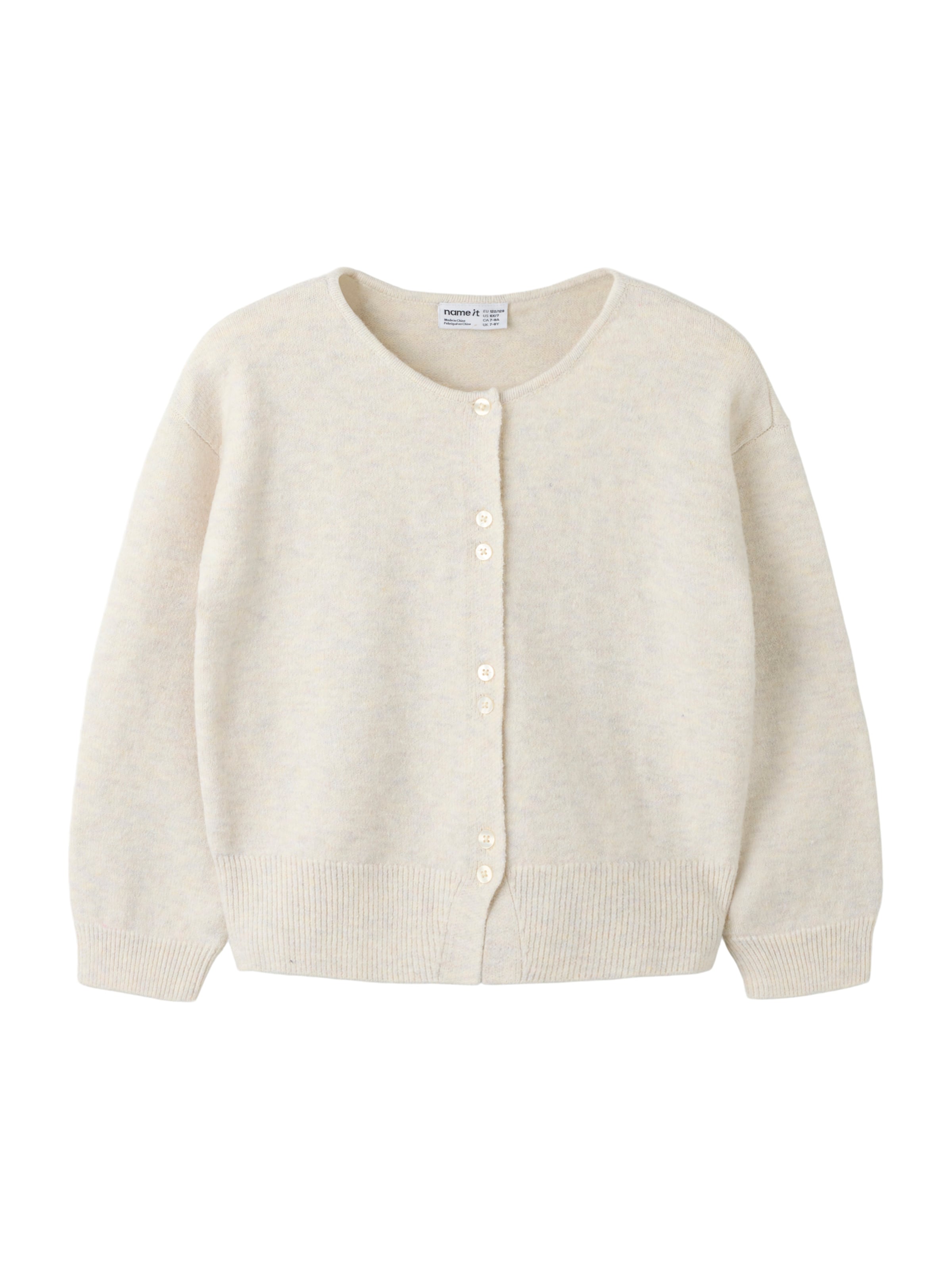 NAME IT - Cárdigan 'NKFLEMINA' en blanco: frente