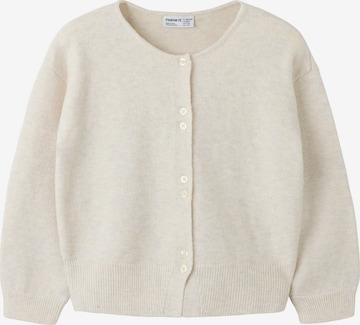 NAME IT Knit Cardigan 'NKFLEMINA' in White: front