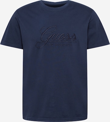 GUESS T-Shirt 'Barry' in Blau: predná strana