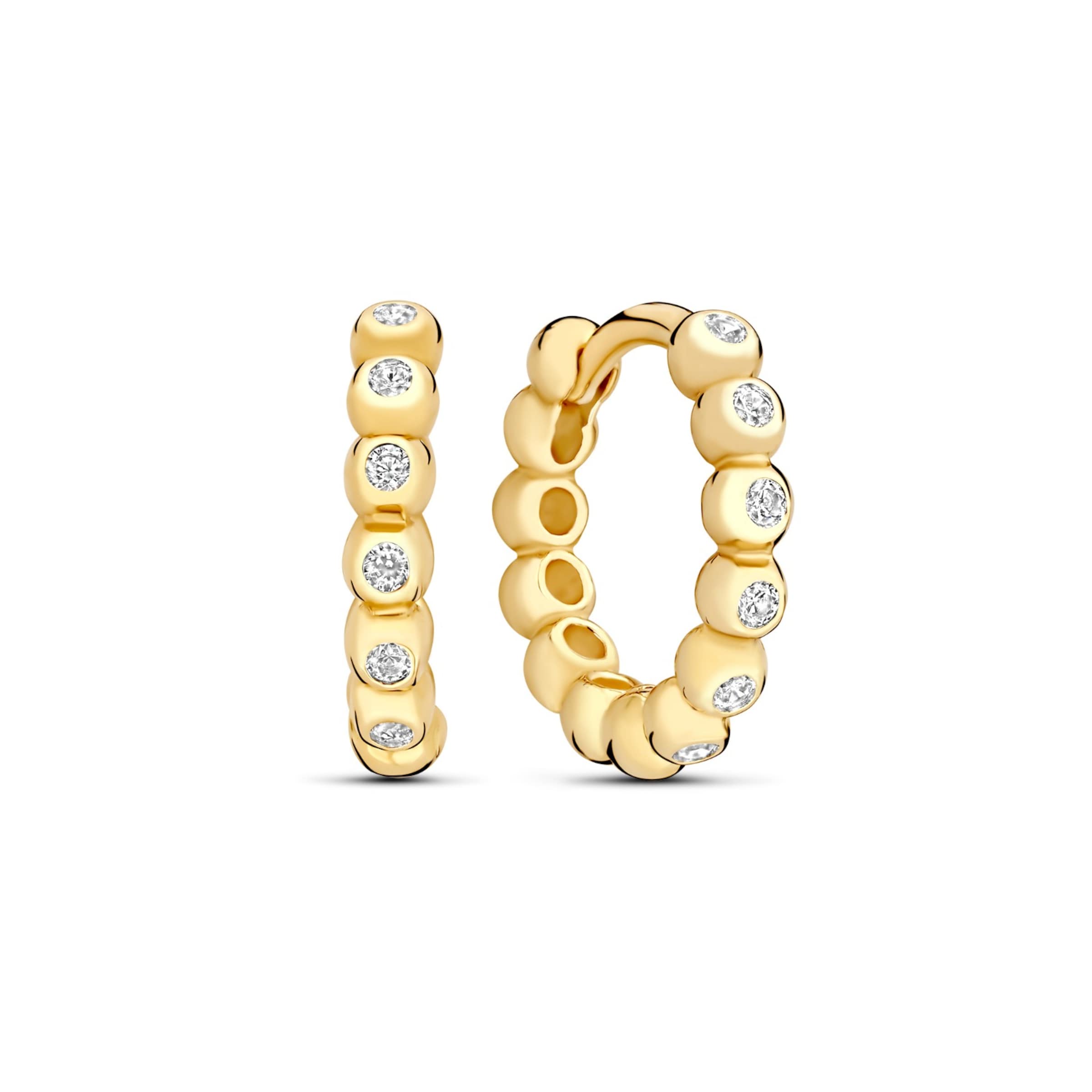 Beloro Jewels Earrings in Gold: front