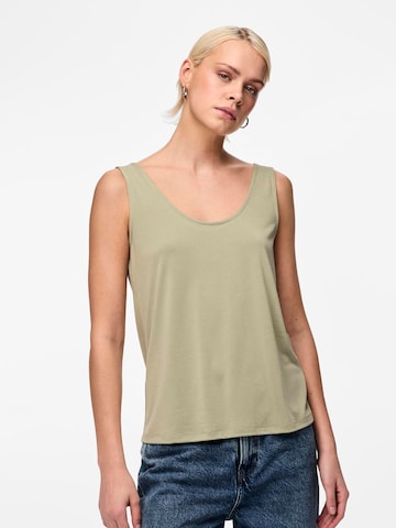 PIECES - Top 'KAMALA' en verde: frente