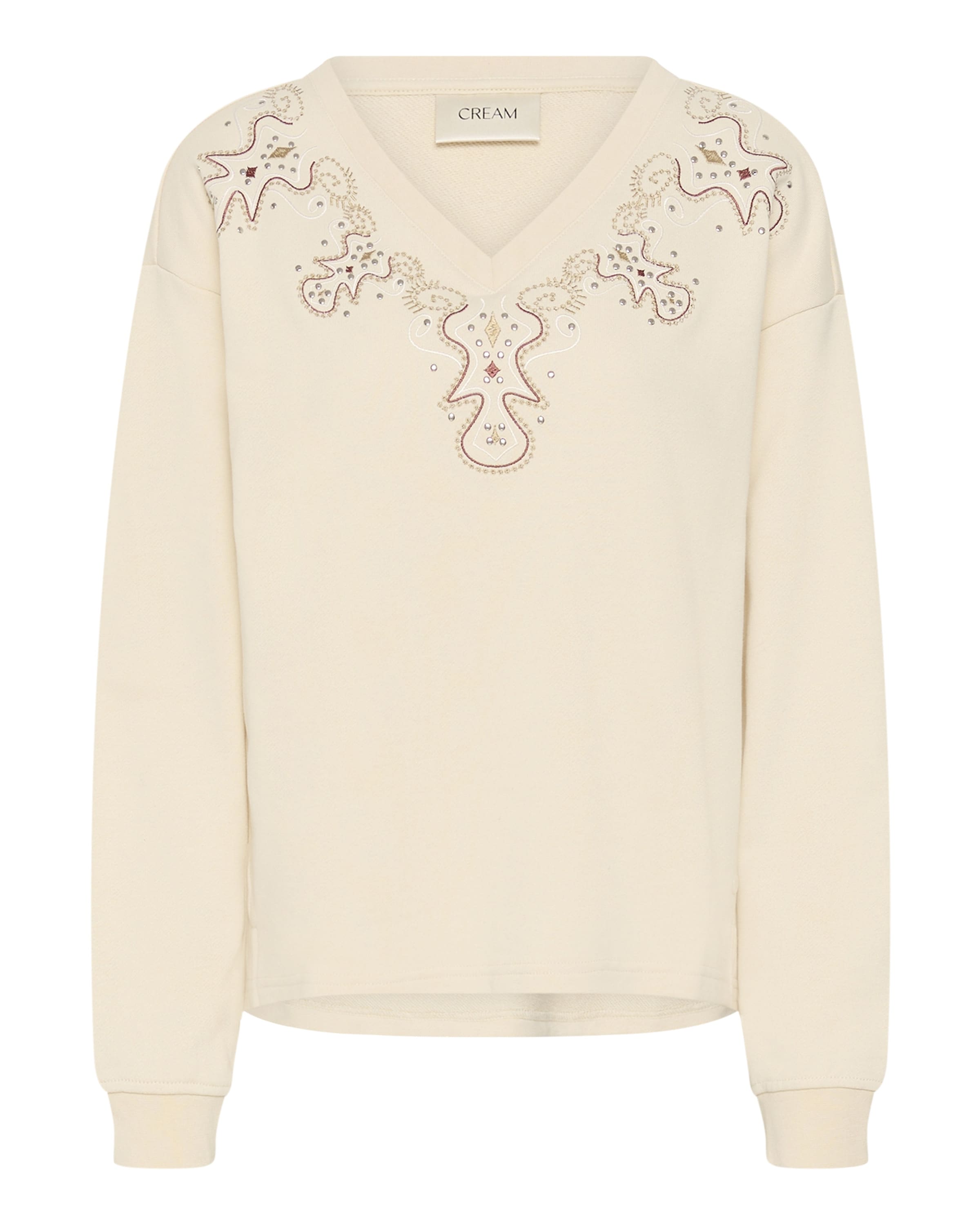 Cream - Pullover em bege: frente
