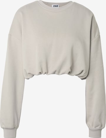 Sweat-shirt Urban Classics en beige : devant