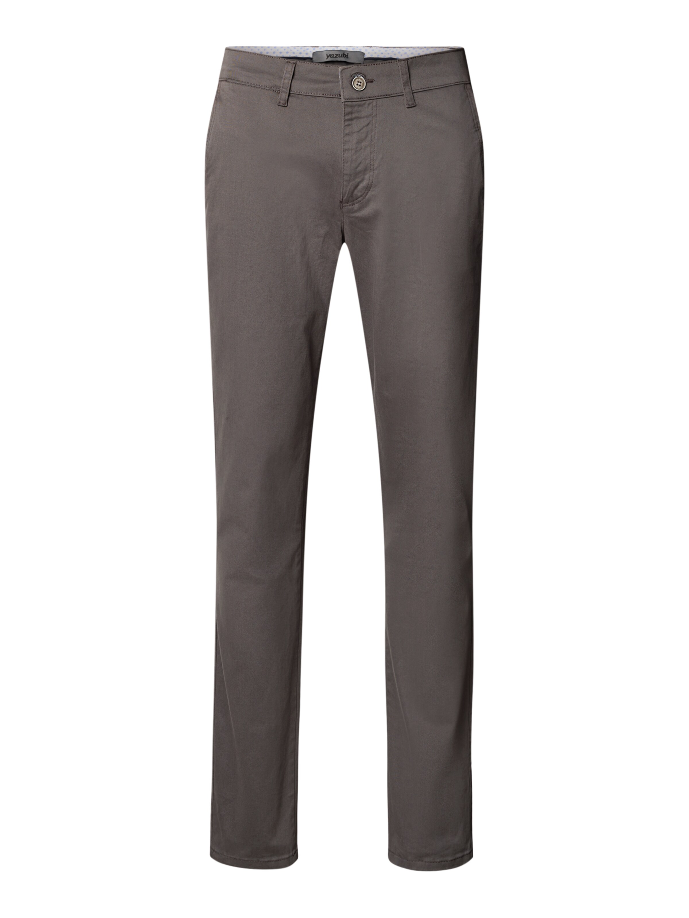 yazubi Slim fit Chino Pants 'Kyle' in Grey: front