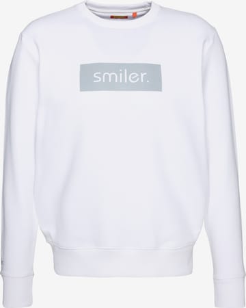 smiler. Pullover 'Cuddle' in Weiß: predná strana