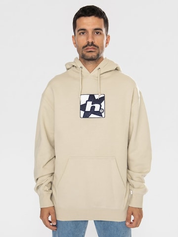 HUF Sweatshirt 'Star'‌‌‌ in Beige: Vorderseite