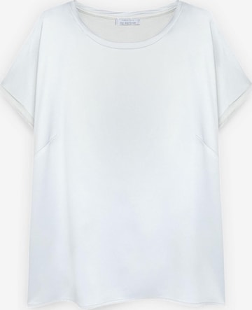 Top di Fiorella Rubino in grigio: frontale