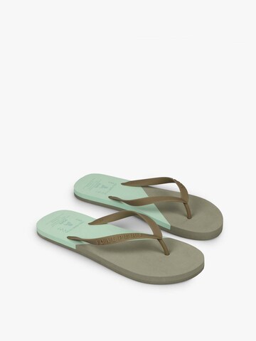 Flip-flops de la Scalpers pe verde