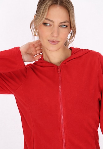 faina Athlsr Fleece jacket in Red