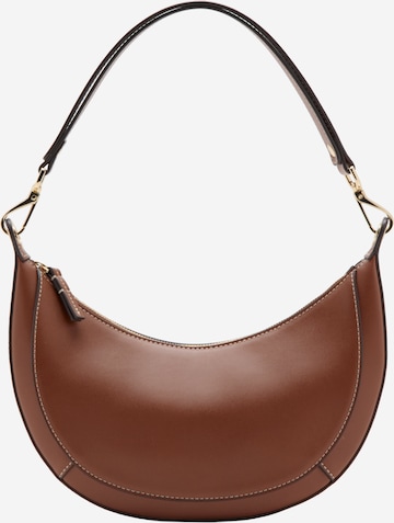 MANGO Olkalaukku 'COMO' värissä ruskea: etupuoli