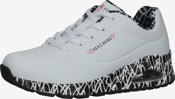 SKECHERS Matalavartiset tennarit 'Loving Love' värissä valkoinen: edessä