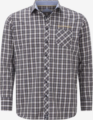 Jan Vanderstorm Comfort Fit Hemd 'Bjornman' in Blau: Vorderseite