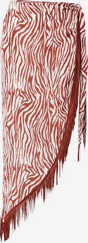 Nasty Gal Beach Towel in Brown: front