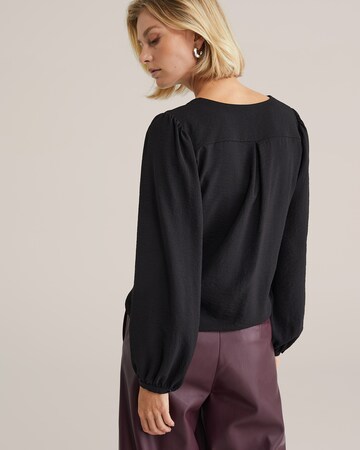 WE Fashion Блузка в Черный