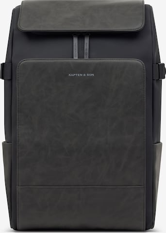 Kapten & Son Rucksack 'Bali Pro' in Schwarz: Vorderseite