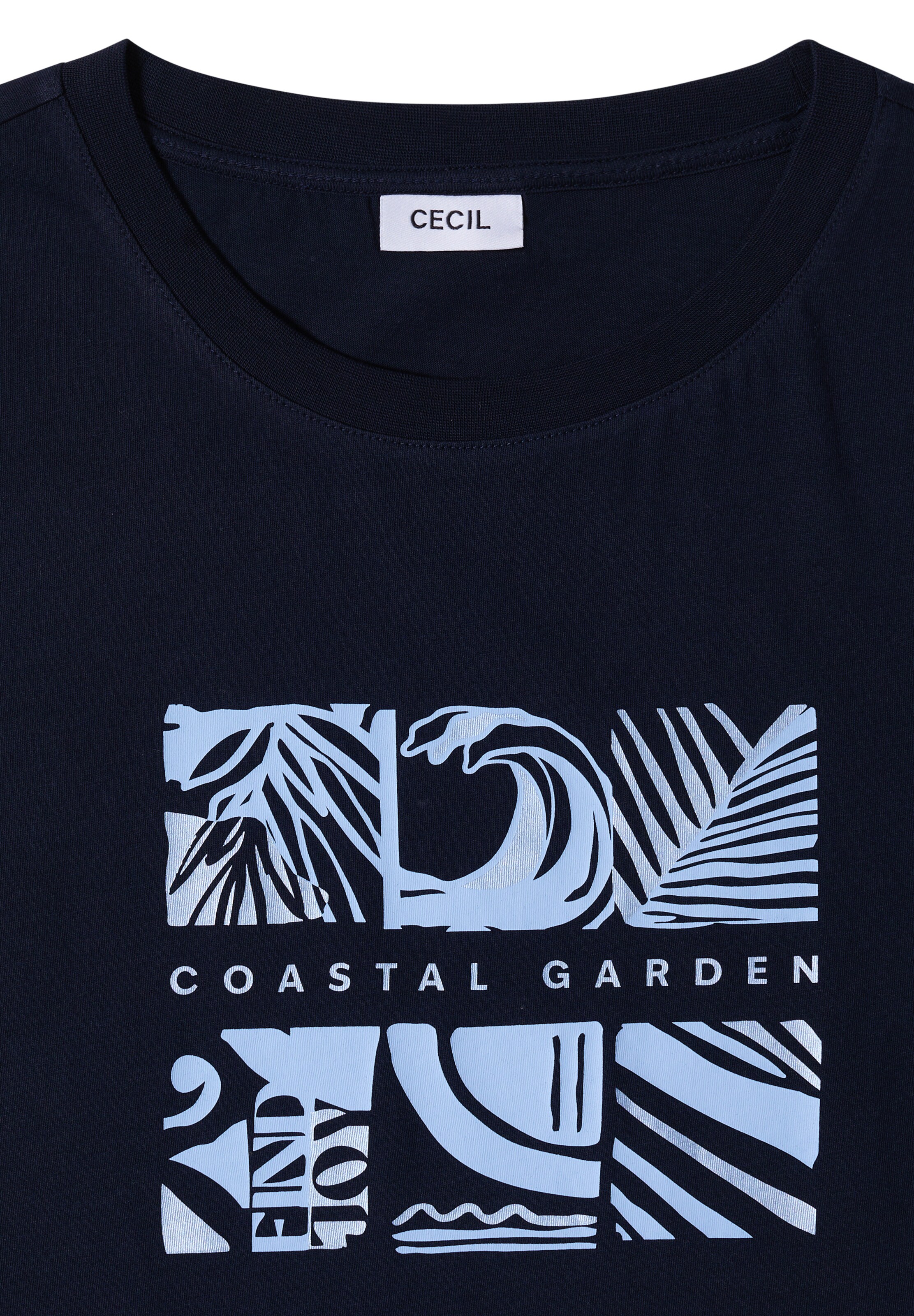 CECIL T-Shirt in Blau