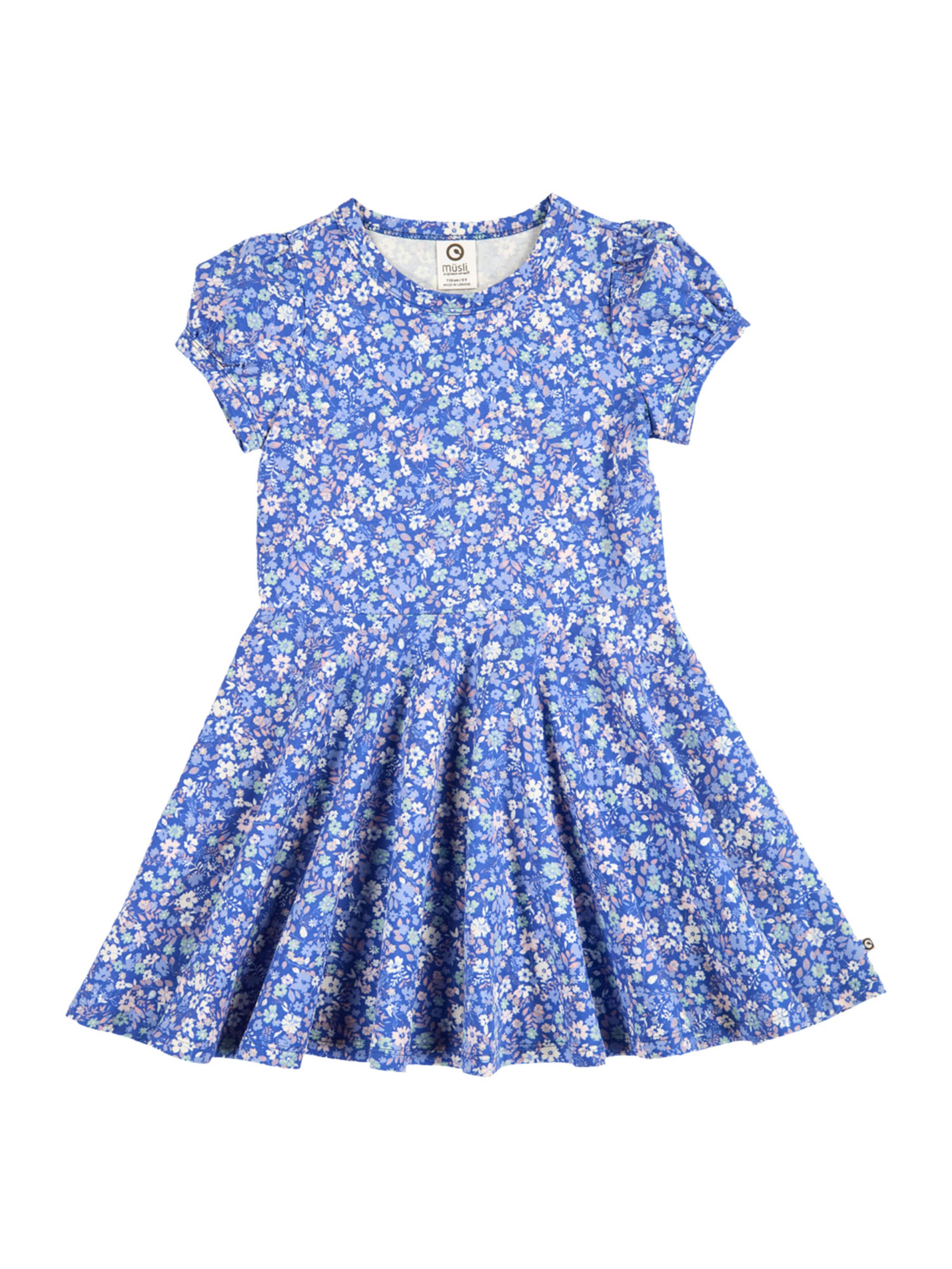 Robe Müsli by GREEN COTTON en bleu : devant