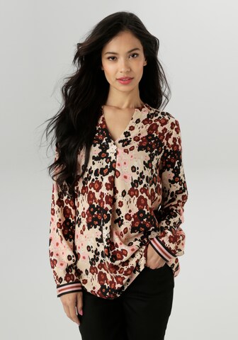 Aniston SELECTED Blouse in Beige: front