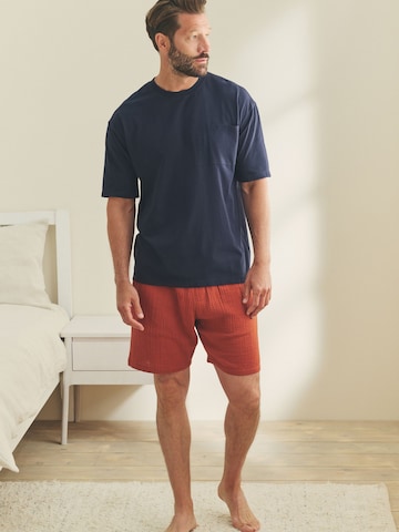 Pijama scurtă de la Next pe portocaliu: față