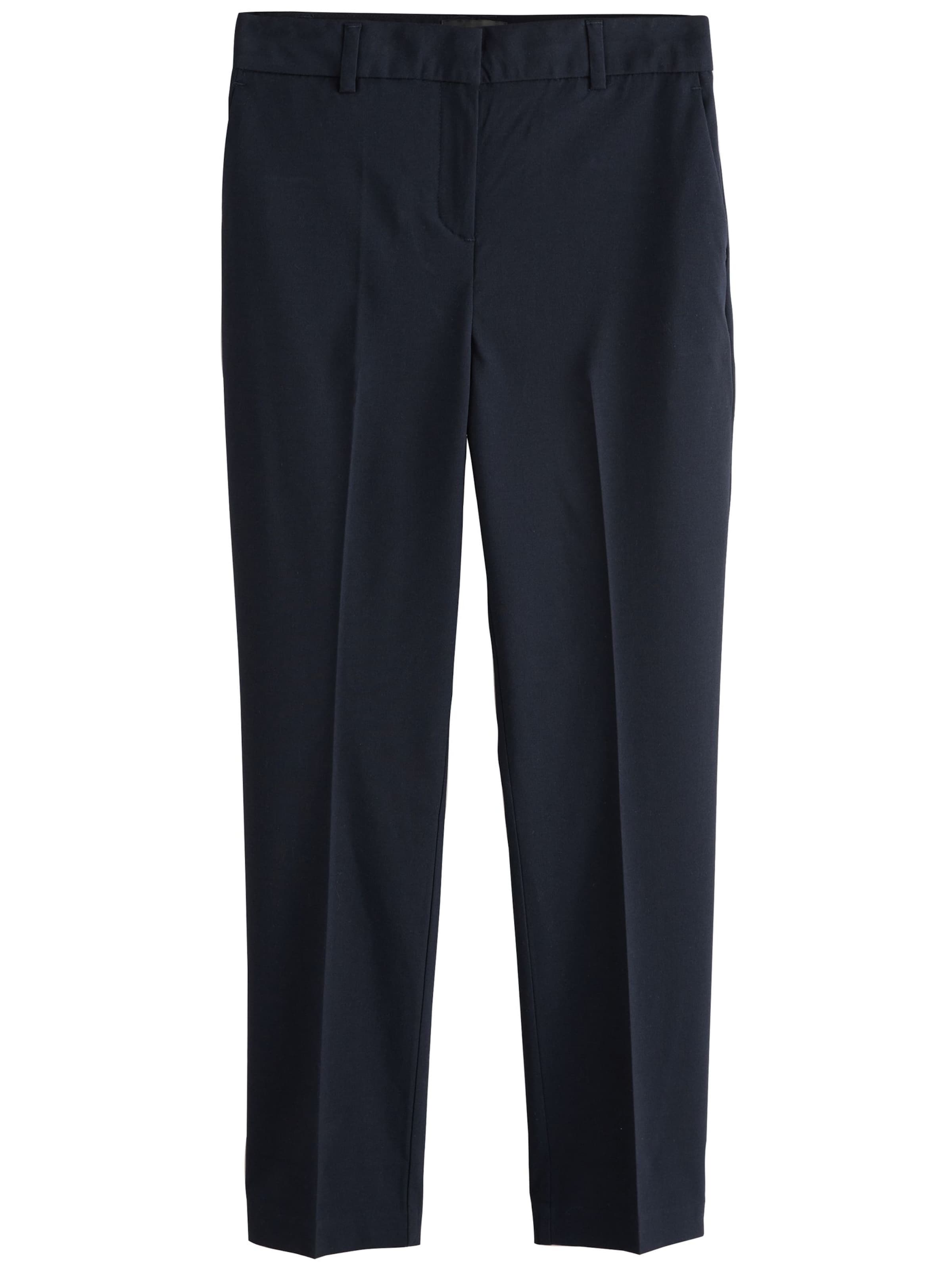 Next Слим фит Панталон с ръб в синьо: отпред