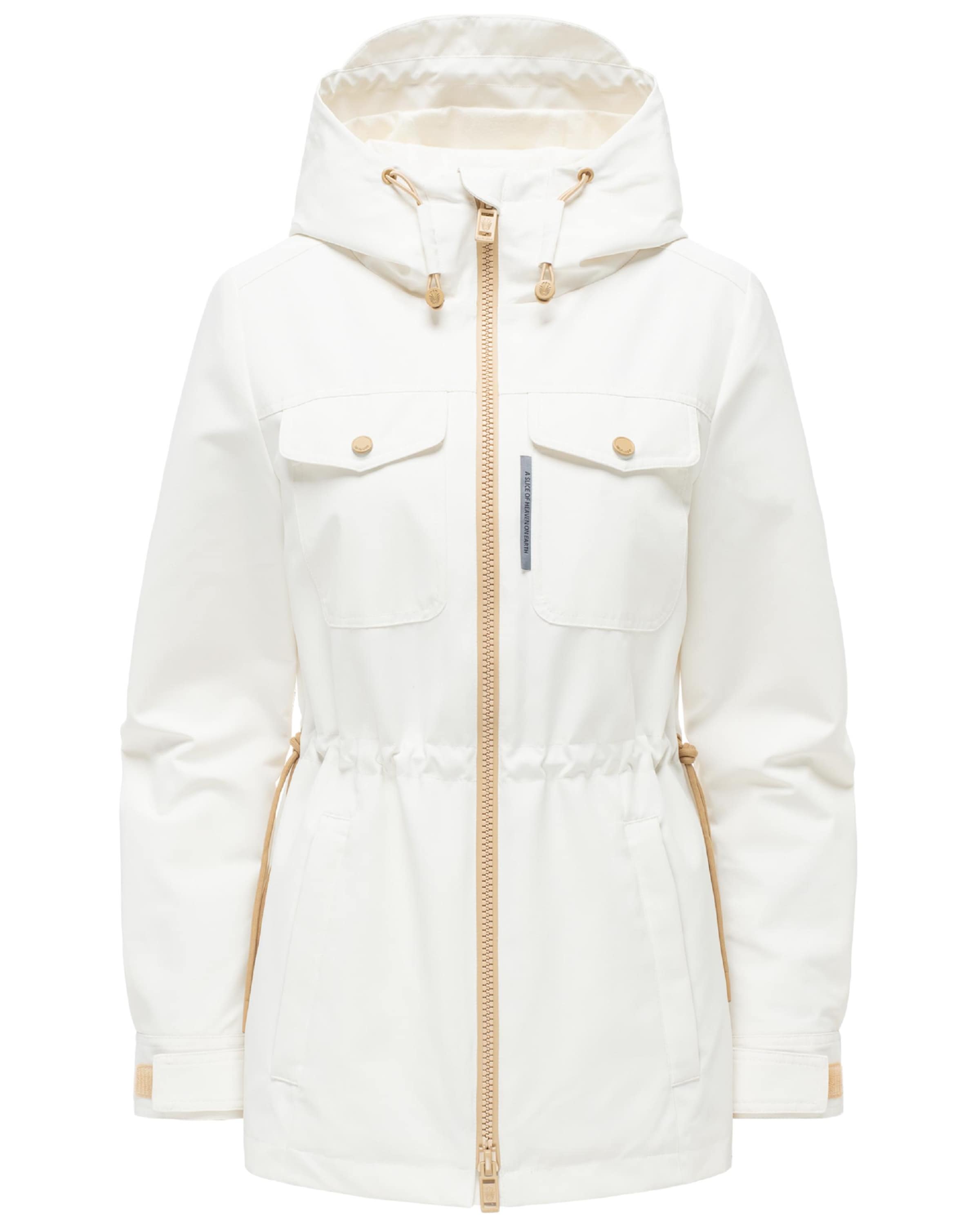 Parka mi-saison 'Sohaa 16' MARIKOO en blanc : devant