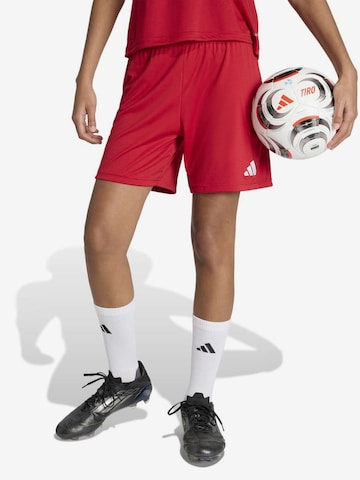 ADIDAS PERFORMANCEregular Sportske hlače 'ENT26' - crvena boja: prednji dio