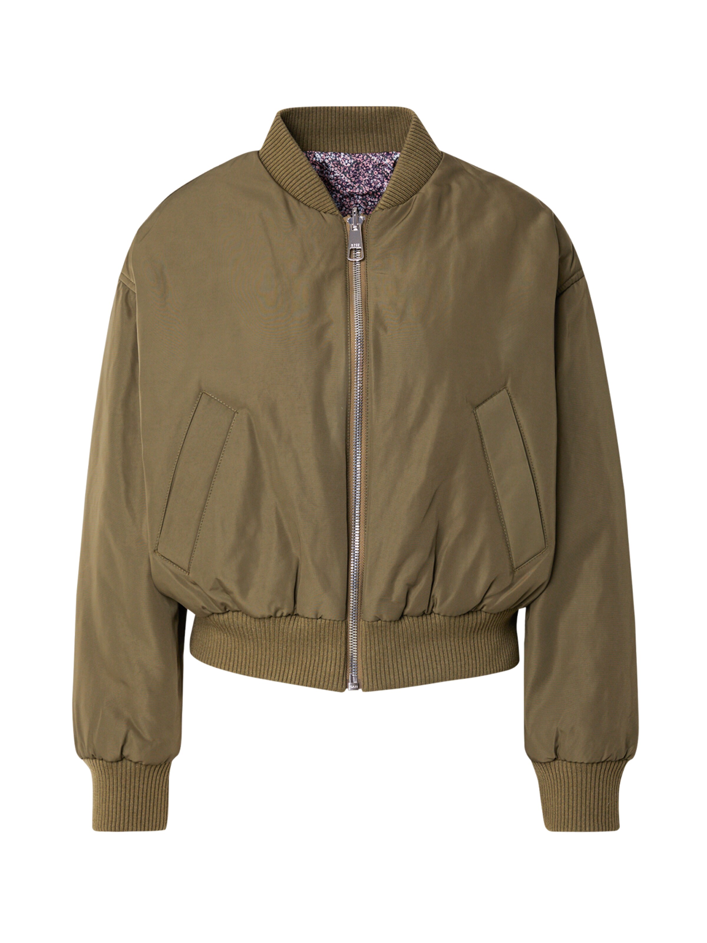 BOSS Přechodná bunda 'Pikomba' – zelená: přední strana