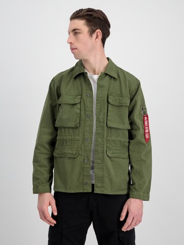 Geacă de primăvară-toamnă de la ALPHA INDUSTRIES pe verde