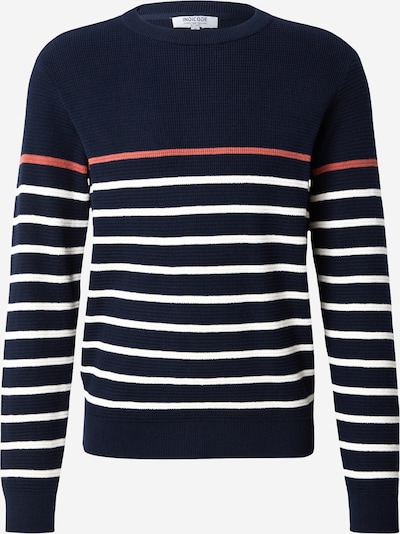 Megztinis 'Mars' iš INDICODE JEANS, spalva – tamsiai mėlyna / koralų splava / balta, Prekių apžvalga